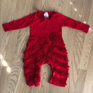 Lemon loves layette ruffle romper